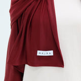 Liquid jersey burgundy