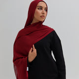 Hijab modal burgundy