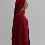 Hijab modal burgundy