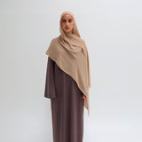 Abaya ash brown