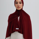 Liquid jersey burgundy