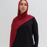 Hijab modal burgundy