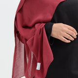 Hijab modal burgundy