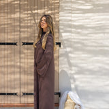ABAYA MARRON